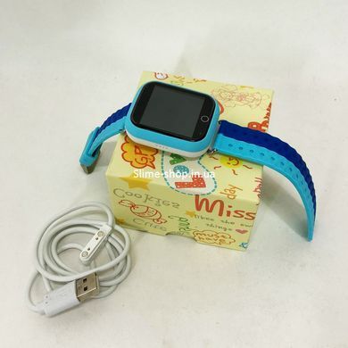 Дитячий розумний годинник з GPS Smart baby watch Q750 Blue, смарт годинник-телефон з сенсорним екраном RO-326 та іграми