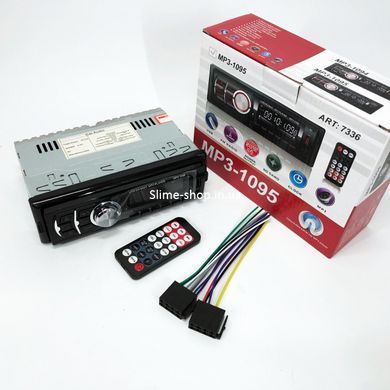 Магнитола 1din c подсветкой MP3 1095/7336 BT ISO, Несъемные автомагнитолы, HZ-483 Однодиновая магнитола