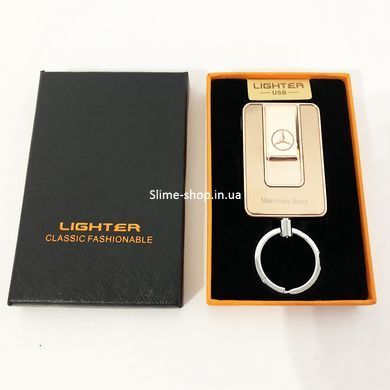 Запальничка спіральна USB-811. Мерседес. HO-466 Колір: золотий