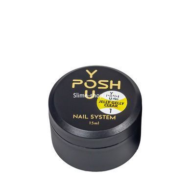 Гель для наращивания ногтей цветной YouPOSH Jelly Gelly 15 мл , 01 Прозрачный