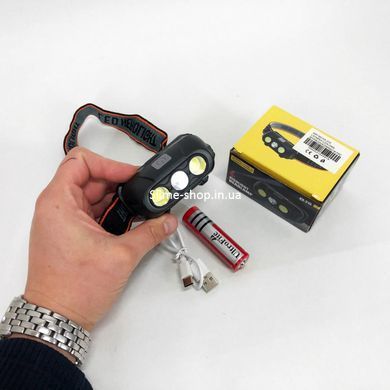 Светодиодный фонарь на лоб KX-215-LED-2COB, Налобная лампа, Надежный TF-403 налобный фонарь