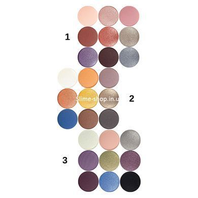 Набір палітр тіней для повік DoDo Girl Eyeshadow 9 відтінків, 3 шт в асортименті (D3202)