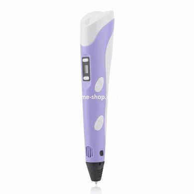 Якісна 3 д ручка 3D ручка Smart 3D Pen 2 фіолетова, Д ручка 3d pen-3, Надійна XY-597 3д ручка