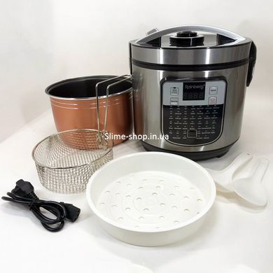 Мультиварка скороварка мультиповар Rainberg RB-6209 1000 W 6 л, Мультиварка пароварка KC-303 для дома