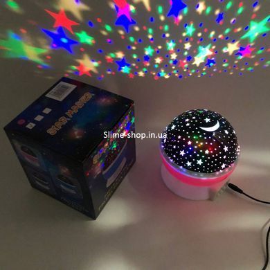 Ночник для малыша Star Master Big, USB светильник ночник, Домашние ночники, Ночник LA-618 на батарейках