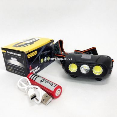 Светодиодный фонарь на лоб KX-215-LED-2COB, Налобная лампа, Надежный TF-403 налобный фонарь