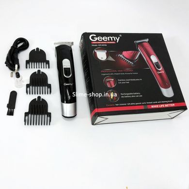 Машинка для стрижки волос беспроводная Gemei GM-6046, Электробритва для головы, GQ-369 Окантовочная машинка