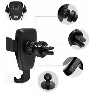 Держатель для телефона в машину HOLDER WC1 HZ Wireless charger c беспроводной зарядкой YC-100 10 Вт