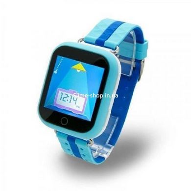 Дитячий розумний годинник з GPS Smart baby watch Q750 Blue, смарт годинник-телефон з сенсорним екраном RO-326 та іграми