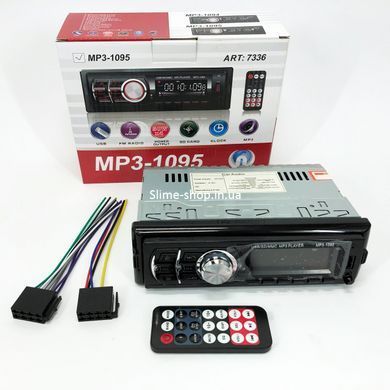Магнитола 1din c подсветкой MP3 1095/7336 BT ISO, Несъемные автомагнитолы, HZ-483 Однодиновая магнитола
