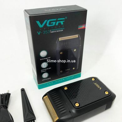 Электробритва с насадками для бороды VGR V-353, Мужской набор для стрижки CG-309 волос аккумуляторный