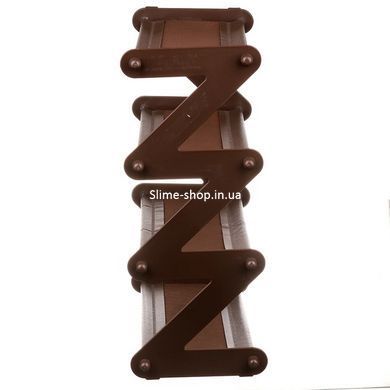 Полиця для взуття органайзер компактний стійка складана Shoe Rack YH 8802 зберігання речей та взуття 4 полиці. HI-423 Колір: коричневий