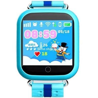 Дитячий розумний годинник з GPS Smart baby watch Q750 Blue, смарт годинник-телефон з сенсорним екраном RO-326 та іграми