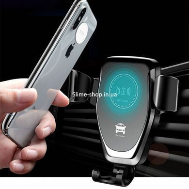 Держатель для телефона в машину HOLDER WC1 HZ Wireless charger c беспроводной зарядкой YC-100 10 Вт