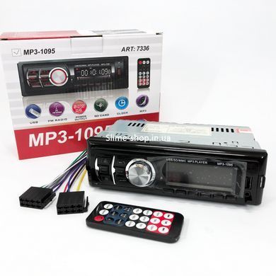Магнитола 1din c подсветкой MP3 1095/7336 BT ISO, Несъемные автомагнитолы, HZ-483 Однодиновая магнитола