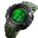 Армейские мужские часы хорошее качество SKMEI 1545AG ARMY GREEN, ZO-444 Противоударные часы