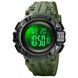 Армейские мужские часы хорошее качество SKMEI 1545AG ARMY GREEN, ZO-444 Противоударные часы