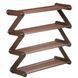 Полиця для взуття органайзер компактний стійка складана Shoe Rack YH 8802 зберігання речей та взуття 4 полиці. HI-423 Колір: коричневий