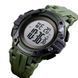 Армейские мужские часы хорошее качество SKMEI 1545AG ARMY GREEN, ZO-444 Противоударные часы