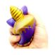 Сквиш торт Единорог фиолетовый с золотым - изображение 4