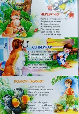 Книга для малышей. Мои любимые стихи (формат А4) (на украинском языке)