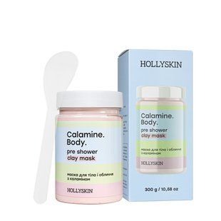 Маска для лица и тела Hollyskin Calamine. Body. с каламином 300 г