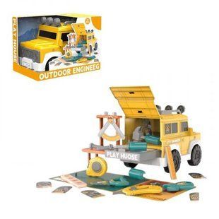 Набір інструментів в коробці в формі машинки р.28,5x18x21 см