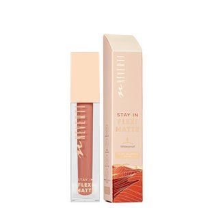 Помада для губ матовая водостойкая Neverti Matte Liquid Lipstick NP801, 001 Oh la la Светлая бежевая