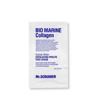 Скраб для лица Mr.Scrubber Bio Marine Collagen перлитовый с коллагеном и клеточной водой 5 г