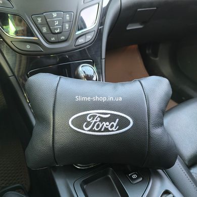 Набір автомобільних подушок 2шт для Ford, натуральна шкіра, стильні підголівники для JV-546