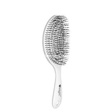 Щітка для волосся масажна продувна велика Salon Professional 18200 SL, біла