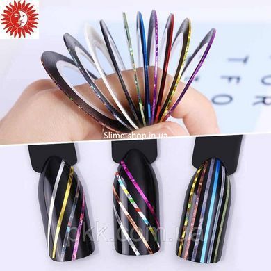 Стрічка для дизайну нігтів striping tape B127 № 03