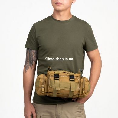 Сумка - подсумок тактическая поясная Tactical военная, сумка нагрудная с ремнем на плечо 5 GW-564 литров кордура
