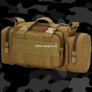 Сумка - подсумок тактическая поясная Tactical военная, сумка нагрудная с ремнем на плечо 5 GW-564 литров кордура