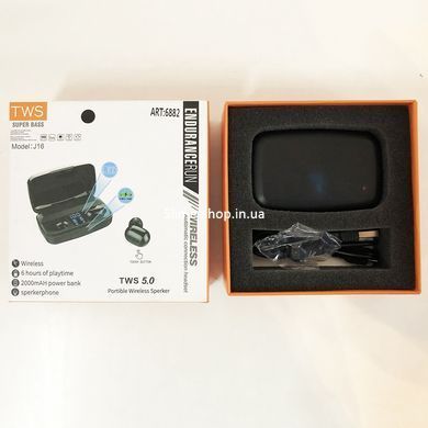 Блютуз навушники Air J16 TWS Original чорні, Блютуз навушники з мікрофоном, Навушники KF-723 накладні bluetooth
