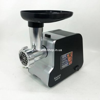 Качественная электромясорубка Magio MG-268 2000 Вт, Мясорубка металлическая, Мясорубки LG-343 для кафе