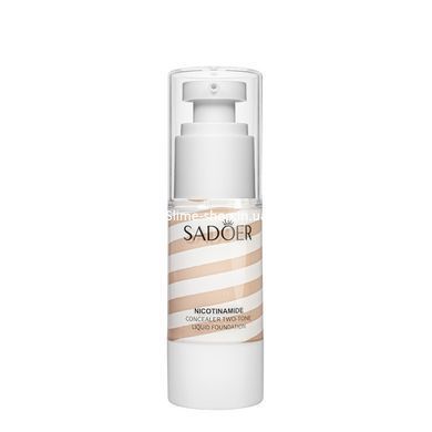 Тональний крем для лица двухфазный Sadoer Concealer Two Tone Liquid Foundation 35 мл SD51704 , Натуральний