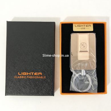 Зажигалка спиральная USB-811. BMW. YZ-508 Цвет: золотой