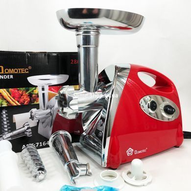 Кухонная качественная электромясорубка для дома Domotec MS-2019 2400 Вт, Мясорубки DO-119 для ресторанов