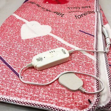 Електропростирадло Electric Blanket 170х150 см, Односпальне електричне простирадло MS-934 для дому
