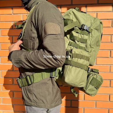 Чоловічий рюкзак тактичний похідний 55л, Армійський рюкзак нато, Військовий штурмовий SZ-412 похідний рюкзак