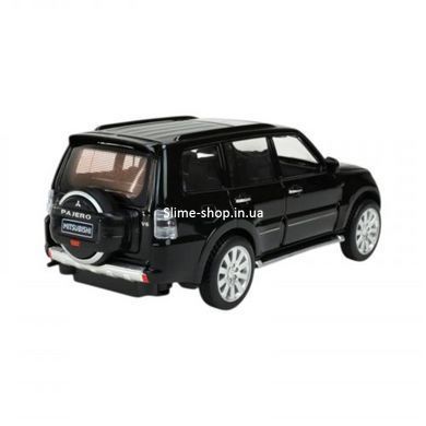 Машина мет. 1:33 "Mitsubishi Pajero 4WD Turbo", капот,багажник,батар., свет, звук, откр.двери, короб.18*9*8 см