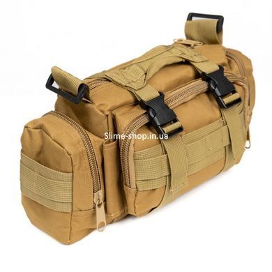 Сумка - подсумок тактическая поясная Tactical военная, сумка нагрудная с ремнем на плечо 5 GW-564 литров кордура