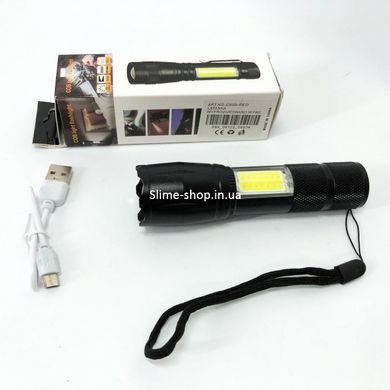 Тактичный фонарь ручной PLD C609-T6+COB, Мощный юсб фонарь, Фонарик MX-478 police оригинал