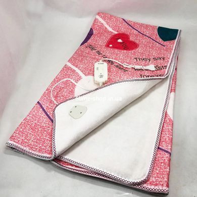 Електропростирадло Electric Blanket 170х150 см, Односпальне електричне простирадло MS-934 для дому