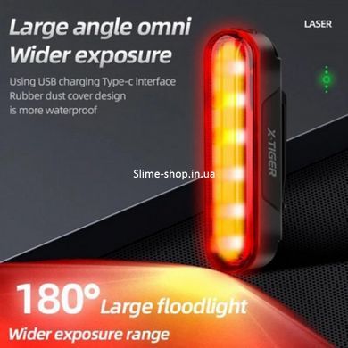 Ліхтар для велосипеда без батарейок LEADBIKE LD80-6LED, Вологостійкий ліхтар AR-934 для велосипедів