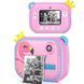 Дитячий фотоапарат миттєвого друку YT008 PINK FLAMINGO з CM-221 підтримкою microSD