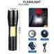 Тактичный фонарь ручной PLD C609-T6+COB, Мощный юсб фонарь, Фонарик MX-478 police оригинал