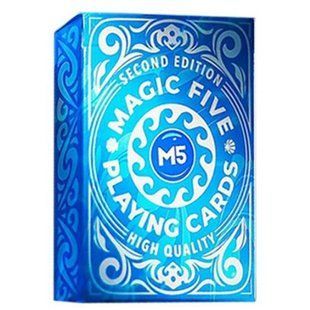 Игральные карты для демонстрации фокусов и трюков "Magic Five &ndash; M5 Blue Deck"