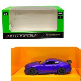Машинка металлическая "АВТОПРОМ. 1:43 MUSTANG" (СИНИЙ)